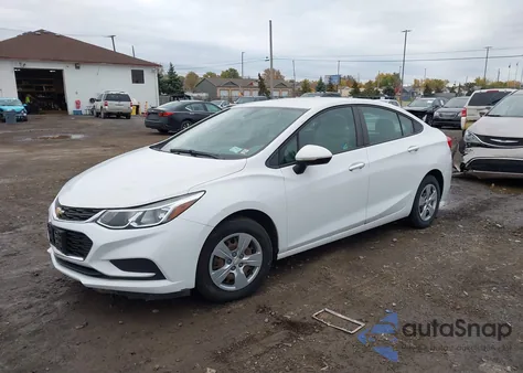 2018 Chevrolet Cruze Ls Auto из США, поврежденный, VIN 1G1BC5SM0J7218504